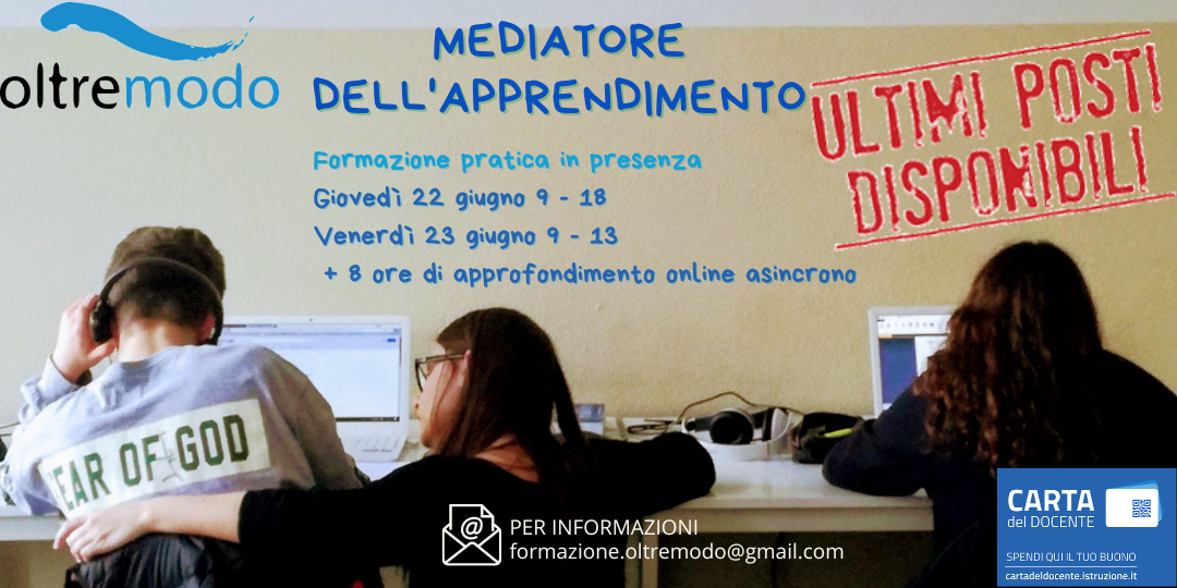 CORSO MEDIATORE APPRENDIMENTO